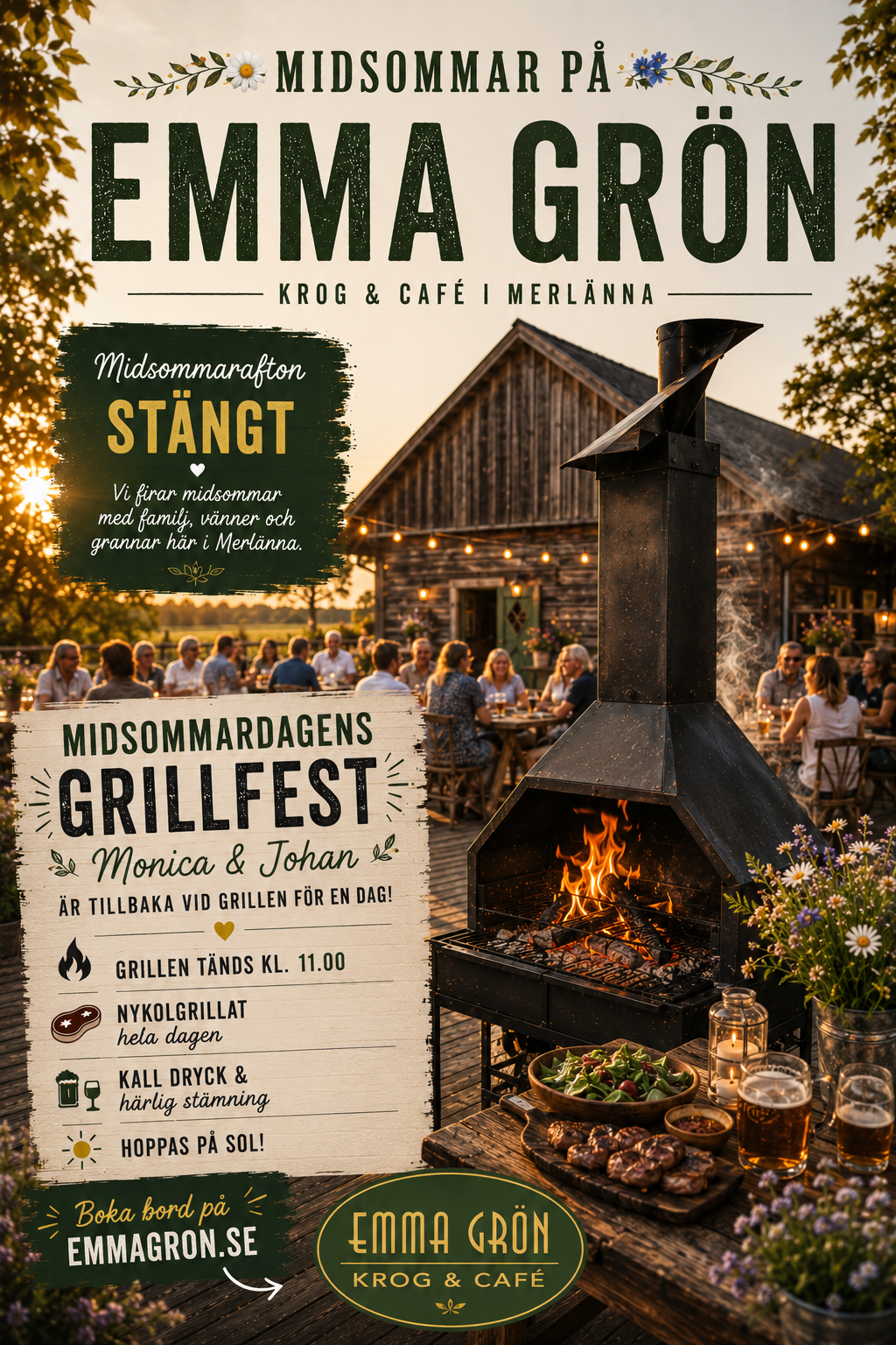 Midsommardagens Grillfest